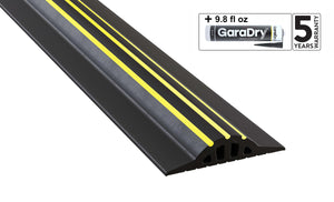 1" High Garage Door Weather Seal with GaraDry adhesive and 5 year warranty images