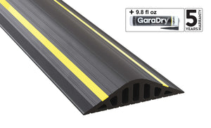 Garadam Flood Barrier on a white background with Garadry adhesive and 5 year warranty