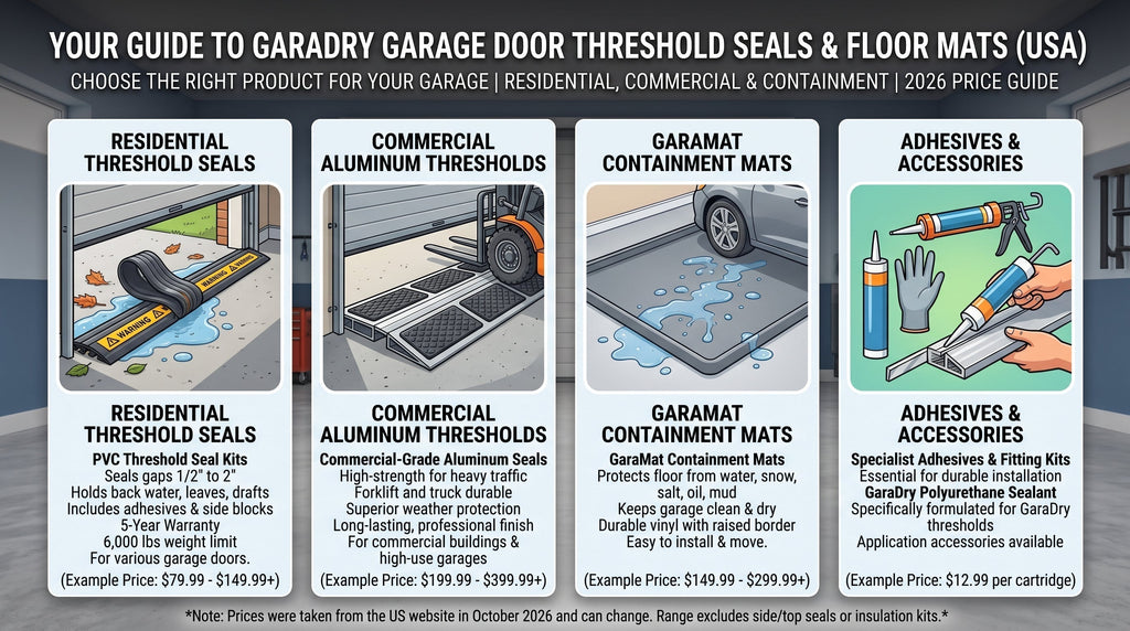 GaraDry Products Explained: Seals, Mats and Adhesives